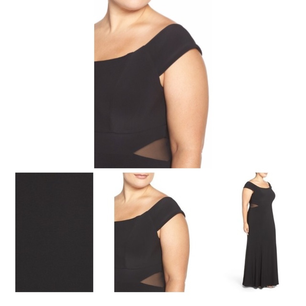 Xscape Long evening gown with mermaid tail